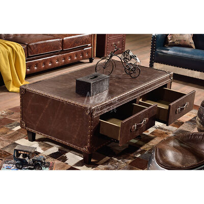 高級ヴィンテージ 産業用レトロ ヴィンテージ トランク シガール コーヒーテーブル ラウンジ パブ クラブ スタジオ 家具 サロン 家具